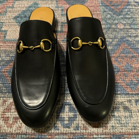 Gucci Princetown Leather Mules - Picture 3 of 12